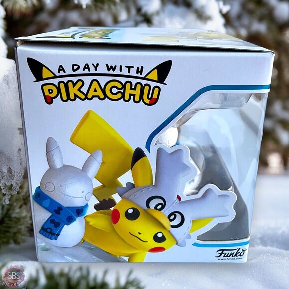 Funko Pokemon A Day With Pikachu A Cool New Friend Vinyl Figure in Box NIB - Picture 5 of 6